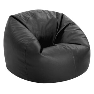 Aart Store Leatherite XXL Bean Bag Cover Without Beans (Black) Color8