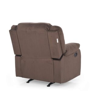 Royaloak Divine Single Seater Rocking Recliner (Brown)2