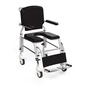 Assistant Propelled Shower Commode Wheelchair