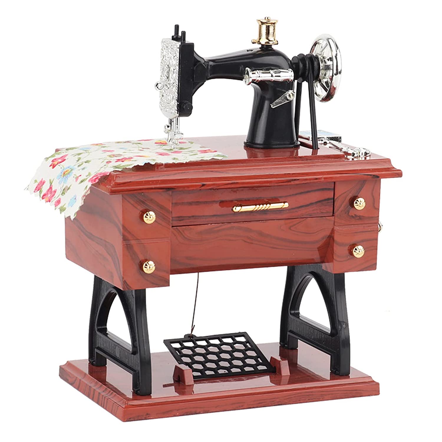 Leepesx Mini Sewing Machine Music Box